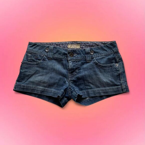 GUESS Denim Mini Shorts - Picture 1 of 6